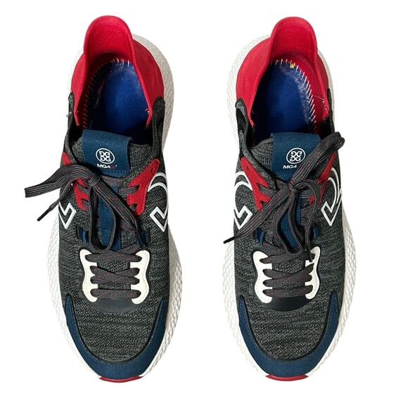 G/FORE MG4X2 Limited Edition Cross Trainer Golf Shoes Men 10 Charcoal Grey Red - Picture 6 of 16